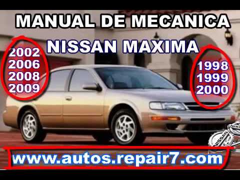 1998 Nissan Maxima Manual Pdf